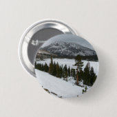 Snowy Ellery Winter Landschaft Button (Vorne & Hinten)