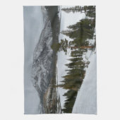 Snowy Ellery Winter Landschaft Handtuch (Vertikal)