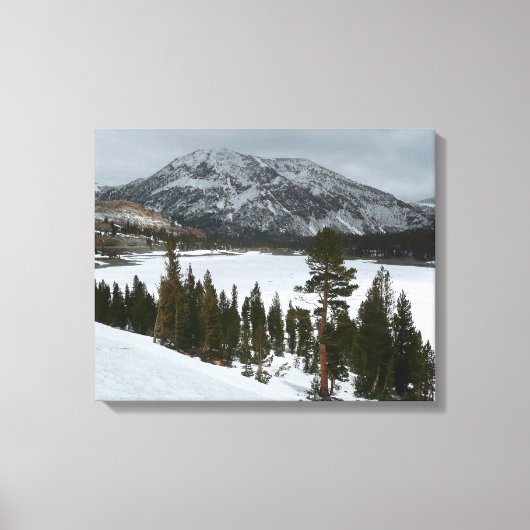 Snowy Ellery Winter Landschaft Leinwanddruck (Vorderseite)