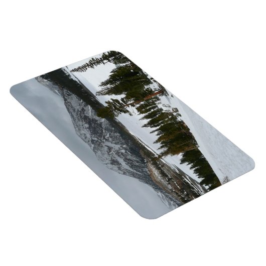 Snowy Ellery Winter Landschaft Magnet (Rechte Seite)