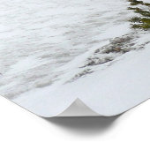 Snowy Ellery Winter Landschaft Poster (Ecke)