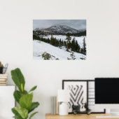 Snowy Ellery Winter Landschaft Poster (Heimbüro)