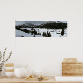 Snowy Ellery Winter Landschaft Poster (Küche)