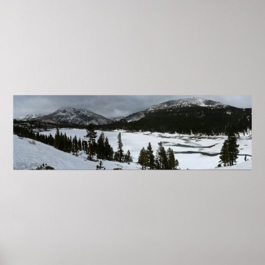 Snowy Ellery Winter Landschaft Poster (Vorne)