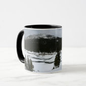 Snowy Ellery Winter Landschaft Tasse (Vorderseite Links)