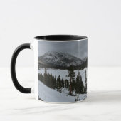 Snowy Ellery Winter Landschaft Tasse (Links)