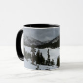Snowy Ellery Winter Landschaft Tasse (Vorderseite Links)
