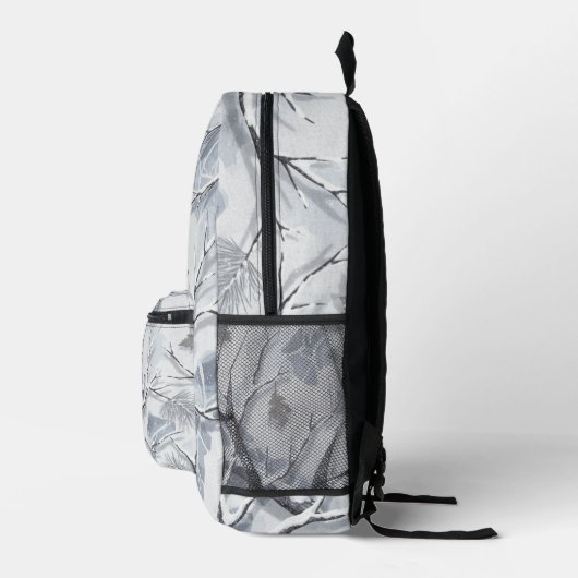 Snowy Environments Camouflage Bedruckter Rucksack (Rechts)