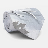 Snowy Environments Camouflage Krawatte (Gerollt)