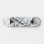 Snowy Environments Camouflage Skateboard (Horizontal)