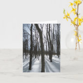 Snowy-Espen-Anmerkungs-Karte Karte (Gelbe Blume)