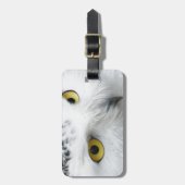 Snowy-Eule Gepäckanhänger (Vorderseite vertikal)