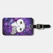 Snowy-Eule Gepäckanhänger (Vorderseite horizontal)