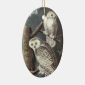 Snowy-Eule, John Audubon Keramik Ornament (Rechts)
