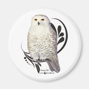 Snowy-Eule Magnet