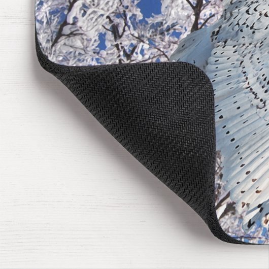 "Snowy-Eule" Mousepad (Ecke)