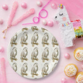 Snowy-Eule Pappteller (Party)
