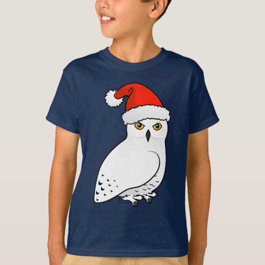 Snowy-Eule Sankt T-Shirt (Vorderseite)