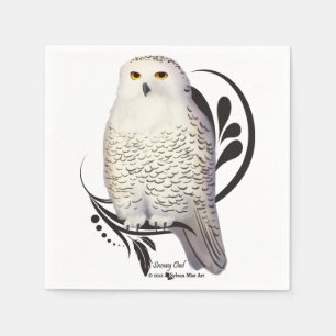Snowy-Eule Serviette