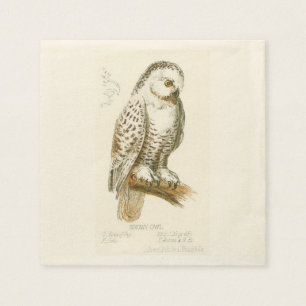 Snowy-Eule Serviette
