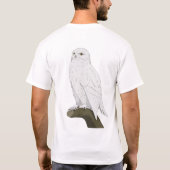 Snowy-Eule T-Shirt (Rückseite)