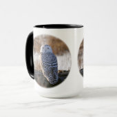 Snowy-Eulen-Blinzeln Tasse (Vorderseite Links)