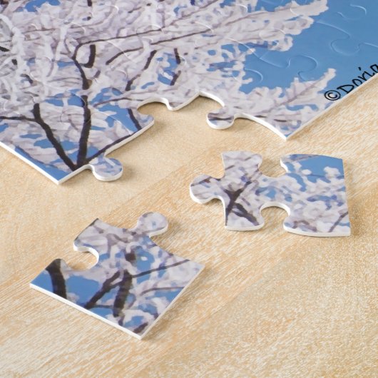 "Snowy-Eulen-" Puzzlespiel Puzzle (Seite)