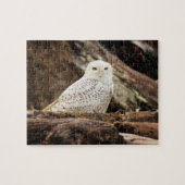 Snowy-Eulen-Puzzlespiel Puzzle (Horizontal)