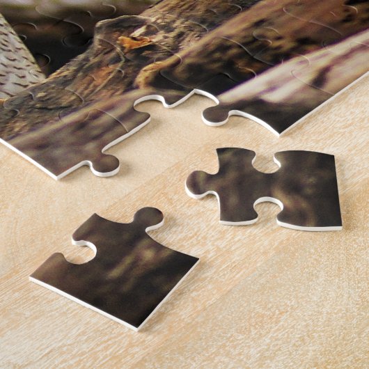 Snowy-Eulen-Puzzlespiel Puzzle (Seite)