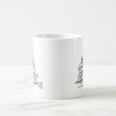 Snowy Evergreen Hot Cocoa Klassische Tasse (Mittel)