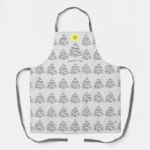 Snowy Evergreen Weltfrieden Schürze (Vorderseite)