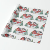 Snowy Farm Weihnachten Geschenkpapier (Ungerollt)