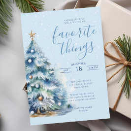 Snowy Festivals Weihnachts-Dinner Party Einladung