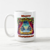 Snowy Festive Window Scene Kaffeetasse (Links)