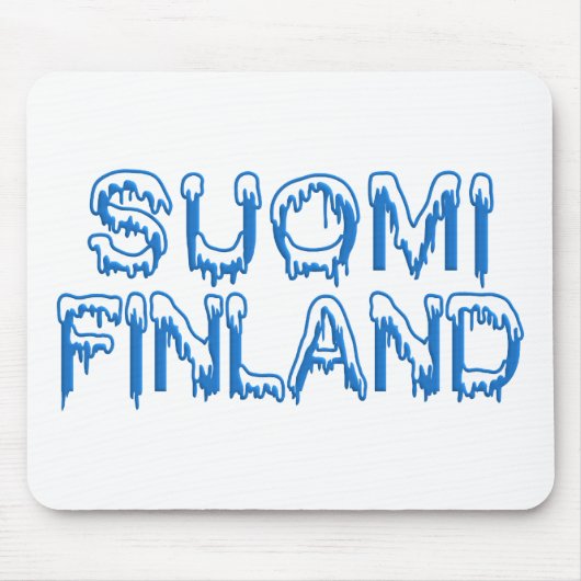 Snowy Finland Zollmousepad Mousepad (Vorne)