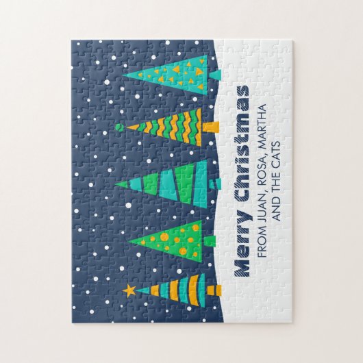 Snowy Fir Trees Jigsaw Puzzle (Vertikal)