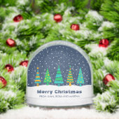 Snowy Fir Trees Snow Globe Schneekugeln (Weihnachten)