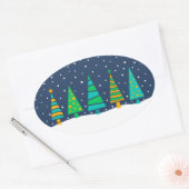 Snowy Fir Trees Stickers (Umschlag)