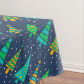 Snowy Fir Trees Tablecloth Tischdecke (Beispiel)