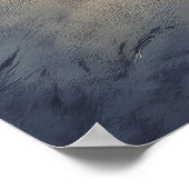 Snowy Footprint Path - Melancholischer Pinellersti Poster (Ecke)