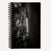 Snowy Forest at Night Notizblock (Vorderseite)