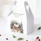 Snowy Forest Deer Baby Es ist kalt draußen Geschenkschachtel