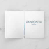 Snowy Forest Feiertagskarte (Innenseite)