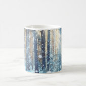 Snowy Forest Frosty Winter Szene Kaffeetasse (Mittel)