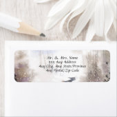 Snowy Forest - Herbst-Winter Hochzeit-Rücksendeadr (Insitu)