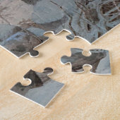 Snowy Forest im Winter (von Andreas Achenbach) Puzzle (Seite)