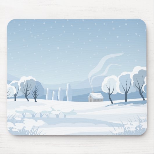 Snowy Forest Mousepad (Vorne)