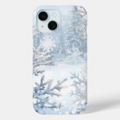 Snowy Forest Serenity Phone Case (Rückseite)