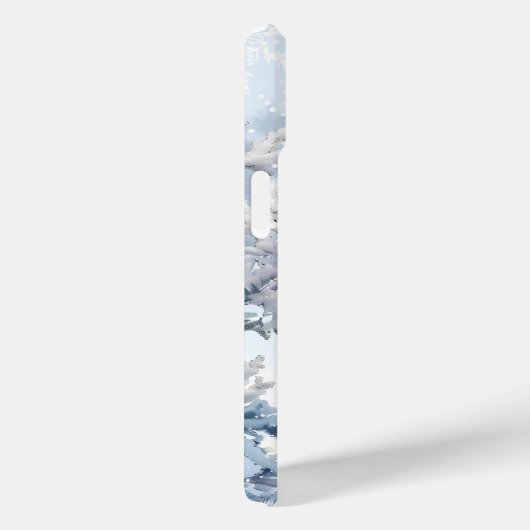 Snowy Forest Serenity Phone Case (Rückseite / Rechts)