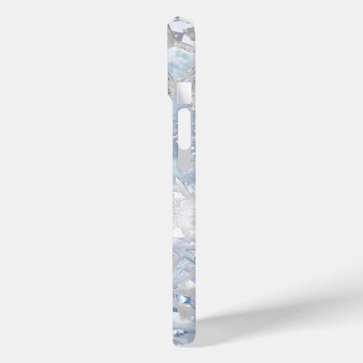 Snowy Forest Serenity Phone Case (Rückseite / Links)